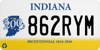 IN license plate 862RYM