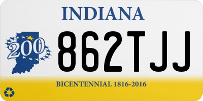 IN license plate 862TJJ