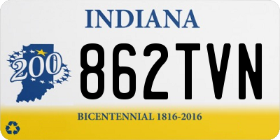IN license plate 862TVN