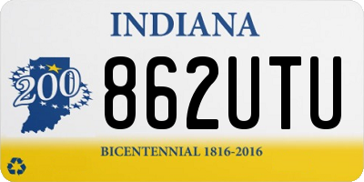 IN license plate 862UTU
