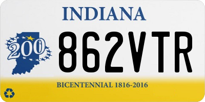 IN license plate 862VTR