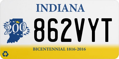 IN license plate 862VYT