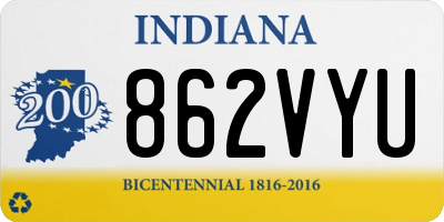 IN license plate 862VYU