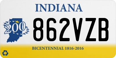 IN license plate 862VZB