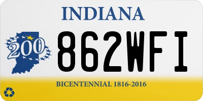 IN license plate 862WFI