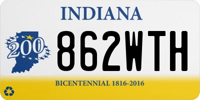 IN license plate 862WTH