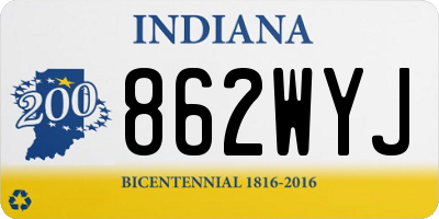 IN license plate 862WYJ