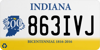IN license plate 863IVJ