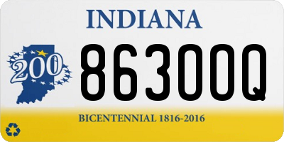 IN license plate 863OOQ