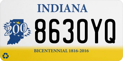 IN license plate 863OYQ