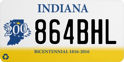 IN license plate 864BHL