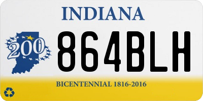 IN license plate 864BLH