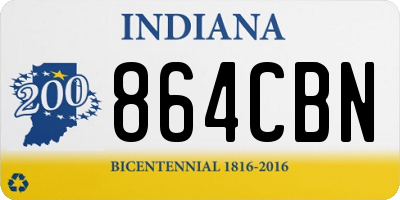 IN license plate 864CBN