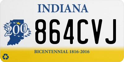 IN license plate 864CVJ