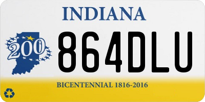 IN license plate 864DLU