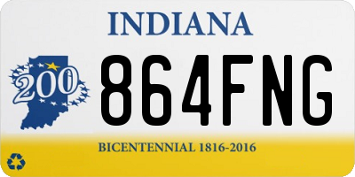 IN license plate 864FNG