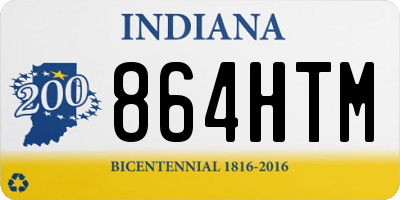 IN license plate 864HTM