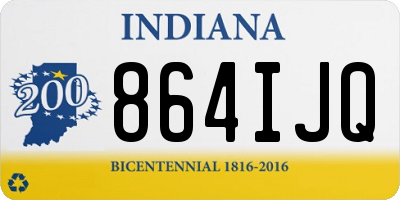 IN license plate 864IJQ