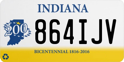 IN license plate 864IJV