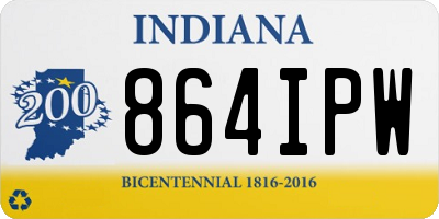 IN license plate 864IPW