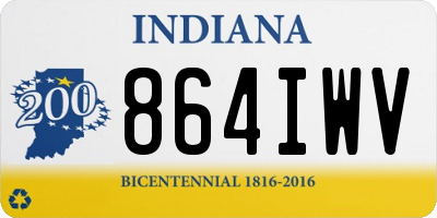 IN license plate 864IWV