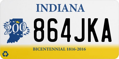 IN license plate 864JKA