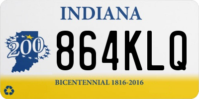 IN license plate 864KLQ