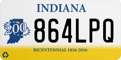 IN license plate 864LPQ