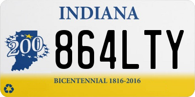 IN license plate 864LTY