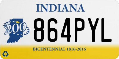 IN license plate 864PYL