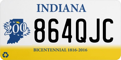 IN license plate 864QJC
