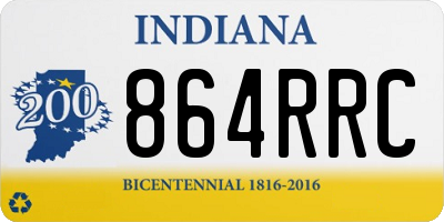 IN license plate 864RRC