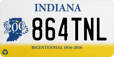 IN license plate 864TNL