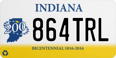 IN license plate 864TRL