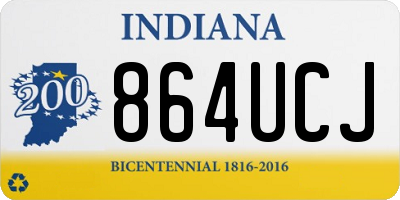 IN license plate 864UCJ