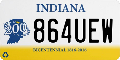 IN license plate 864UEW