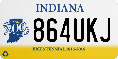 IN license plate 864UKJ