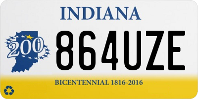 IN license plate 864UZE