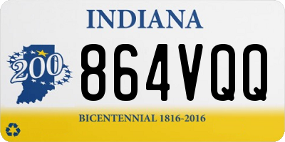 IN license plate 864VQQ