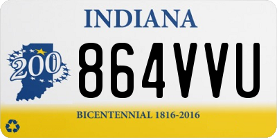 IN license plate 864VVU