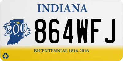 IN license plate 864WFJ