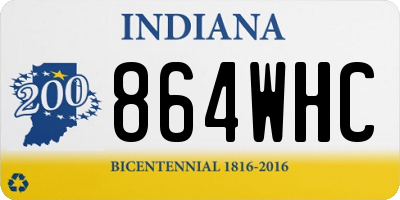 IN license plate 864WHC