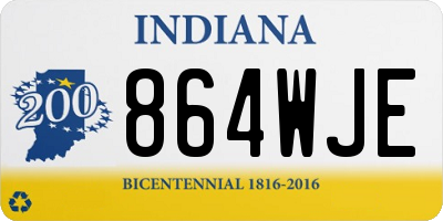 IN license plate 864WJE