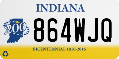 IN license plate 864WJQ