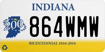 IN license plate 864WMW