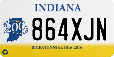 IN license plate 864XJN