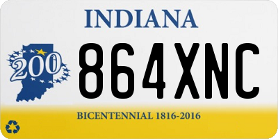 IN license plate 864XNC