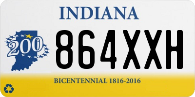 IN license plate 864XXH