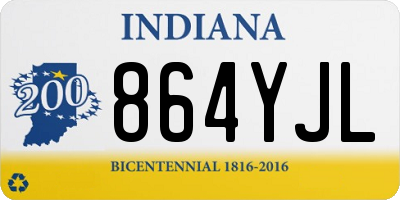 IN license plate 864YJL