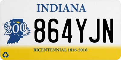 IN license plate 864YJN